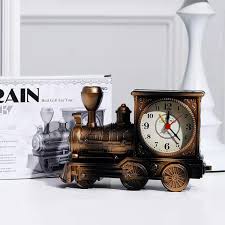HOME DECOR ALARM CLOCK STYLISH TRAIN 2024